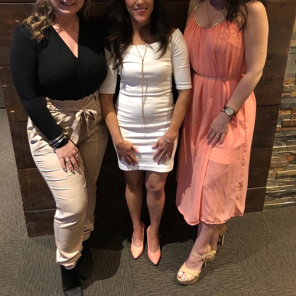 Peach Formal Dress - Picture 5 of 8